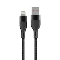maXlife MXUC-07 data transfer and charging cable | USB-A to Lightning | 12W | 1m | black