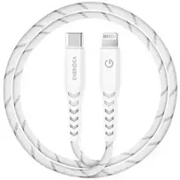Energea Nyloflex data transfer and charging cable | MFI Certified | USB-C to Lightning | 15W | 1.5m | White