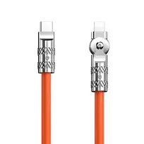 Dudao L24CL data transfer and charging cable | USB-C to Lightning | 120W | 1m | orange