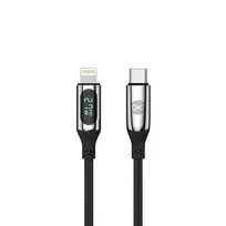 Forever  data transfer and charging cable | USB-C to Lightning | 27W | 1m | black