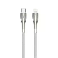 OEM Forever Sleek data transfer and charging cable | USB-C to Lightning | 27W | 1m | white