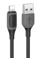 USAMS US-SJ595 data transfer and charging cable | USB-A to Lightning | 12W | 1m | black
