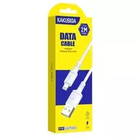 KAKU SIGA KSC-421 data transfer and charging cable | USB-A to Lightning | 15W | 2m | white