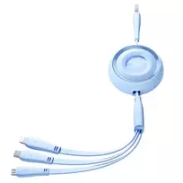 Joyroom S-A40 3-in-1 data transfer and charging cable | USB-A to USB-C, Lightning, Micro USB | 15W | 1m | blue