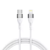 Wozinsky WSTCL1 data transfer and charging cable | USB-C to Lightning | PD | 27W | 1m | white
