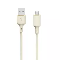 Dudao L7SM data transfer and charging cable | USB-A to Micro USB | 25W | 1m | beige
