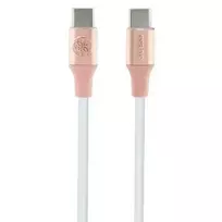 GUESS data transfer and charging cable | USB-C to USB-C | 1.5m | pink