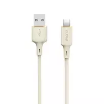 Dudao L7SL data transfer and charging cable | USB-A to Lightning | 25W | 1m | beige