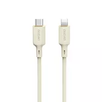 Dudao L7SCL data transfer and charging cable | USB-C to Lightning | 30W | 1m | beige