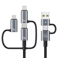 USAMS Sufeng Seria SJ737 3-in-1 data transfer and charging cable | USB-C to USB-C | 240W | 1.2m