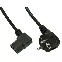 AKYGA Power Cable AK-PC-02A, angled, CCA, CEE 7|7 to IEC C13, 1.5 m
