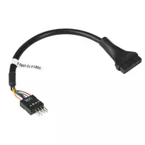 AKYGA AK-CA-75 USB 9-pin (male) to USB 19-pin (female) adapter cable, 20cm