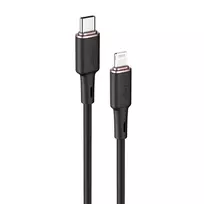 Acefast C2-01 data transfer and charging cable | MFI Certified | USB-C to Lightning | 30W | 1.2m | Black