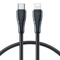 Joyroom Surpass Series A11 data transfer and charging cable | USB-C to Lightning | 20W | 0.25m | black