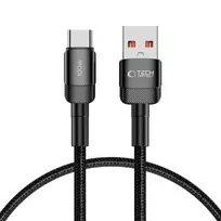 Tech-Protect UltraBoost Evo data transfer and charging cable | USB-C to USB-C | 100W | 0.5m | black