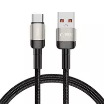 Tech-Protect UltraBoost Evo data transfer and charging cable | USB-C to USB-C | 100W | 1m | brown