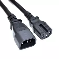 AKYGA Server Power Cable AK-UP-05 Extension CU IEC C14 | C15 1 m