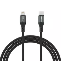Dudao L3CL data transfer and charging cable | USB-C to Lightning | 30W | 2m | black
