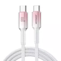 Joyroom S-A42 Crystal-Clear Series data transfer and charging cable | USB-C to USB-C | 30W | 1.2m | white