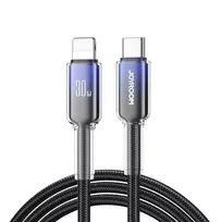 Joyroom S-A42 Crystal-Clear Series data transfer and charging cable | USB-C to Lightning | 30W | 1.2m | black