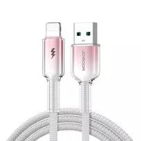 Joyroom S-A42 Crystal-Clear Series data transfer and charging cable | USB-A to Lightning | 15W | 1.2m | white