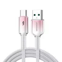 Joyroom S-A42 Crystal-Clear Series data transfer and charging cable | USB-A to USB-C | 15W | 1.2m | white