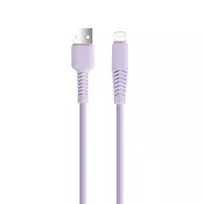 Setty KSA-L-1.529 data transfer and charging cable | USB-A to Lightning | 10.5W | 1.5m | purple