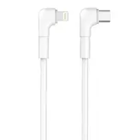 maXlife MXUC-09 data transfer and charging cable | USB-C to Lightning | 27W | 1m | white