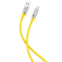 XO NB251 data transfer and charging cable | USB-A to USB-C | 30W | 1m | yellow