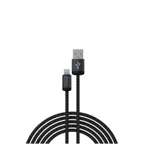 Devia Gracious EC650 data transfer and charging cable | USB-A to USB-C | 12W | 1m | black