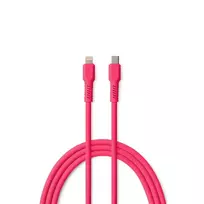 Colorum CK12-CL-02 data transfer and charging cable | USB-C to Lightning | 12W | 1.8m | pink