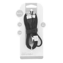 Setty KNA-C-1.221 data transfer and charging cable | USB-A to USB-C | 10W | 1.2m | black