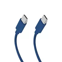 SBS data transfer and charging cable | USB-C to USB-C | 60W | 1.5m | blue