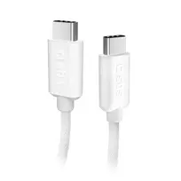 SBS data transfer and charging cable | USB-C to USB-C | 60W | 1.5m | gray