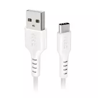 SBS data transfer and charging cable | USB-A to USB-C | white