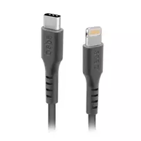 SBS data transfer and charging cable | USB-C to Lightning | 1m | black