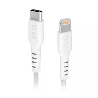 SBS data transfer and charging cable | USB-C to Lightning | 1m | white