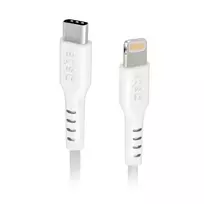 SBS data transfer and charging cable | Lightning to USB-C | 2m | white
