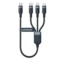 Joyroom S-A18 4-in-1 data transfer and charging cable | USB-A to USB-C, Lightning, Lightning, Micro USB