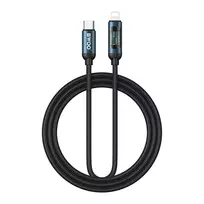 BWOO Braided data transfer and charging cable | USB-C to Lightning | 27W | 1m