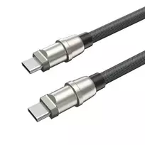 BWOO Data cable for charging and transferring data | USB-C to USB-C | 60W | 1.2m