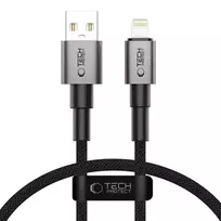 Tech-Protect Ultraboost DNA data transfer and charging cable | USB-A to Lightning | 12W | 0.25m | gray