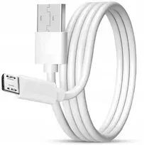 Setty uSB cable - microUSB data transfer and charging cable | USB-A to Micro USB | 10W | 1m | white