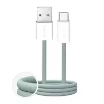 PURO Fabrik 2.0 data transfer and charging cable | USB-A to USB-C | 10W | 1.5m | green