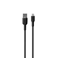Puro Elektrik Puro Soft data transfer and charging cable | USB-A to Lightning | 1.5m | black