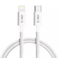 Tech-Protect Ultraboost Lite data transfer and charging cable | USB-C to Lightning | 27W | 1m | grey