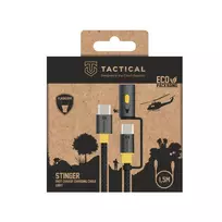 Tactical Stinger Cable data transfer and charging cable | USB-C to USB-C | 1.5m | black