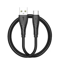 BWOO BO-X318C data transfer and charging cable | USB-A to USB-C | 27W | 1m | black