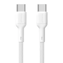 Dudao L9C data transfer and charging cable | USB-C to USB-C | 65W | 1m | white