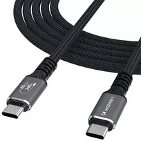 Wozinsky WPS-UY415S data transfer and charging cable | USB-C to USB-C | 240W | Thunderbolt 4 | 1.5m | black
